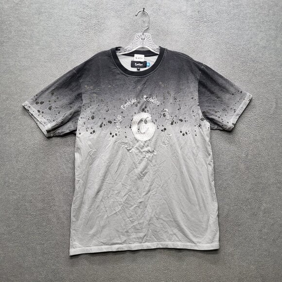 Cookies Men Shirt XL Black Logo And Cookie Graphic Embroidery Splatter - Picture 1 of 10